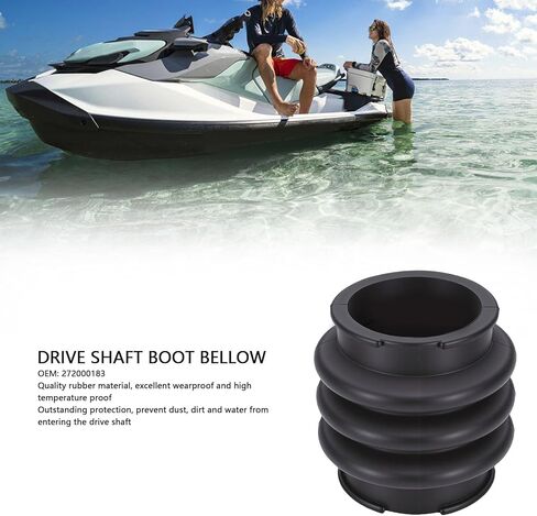 Akozon Drive Shaft Boot Bellow High Strength Wear Proof Rubber Protector for GTX, GTS, WAKE 4 TEC Model OEM 272000183 Direct Replacement Durable Dust and Wear Protective Driveshaft Hose in Saudi Arabia