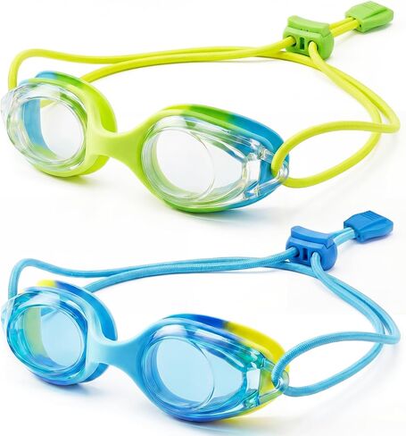 Aegend Swim Goggles for Toddler Kids 3-8 Comfort Fit Anti-Fog Pool Goggles for Swimming in Kuwait