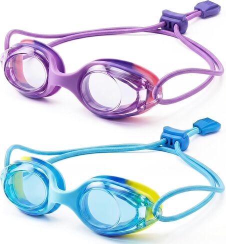 Aegend Swim Goggles for Toddler Kids 3-8 Comfort Fit Anti-Fog Pool Goggles for Swimming in Saudi Arabia