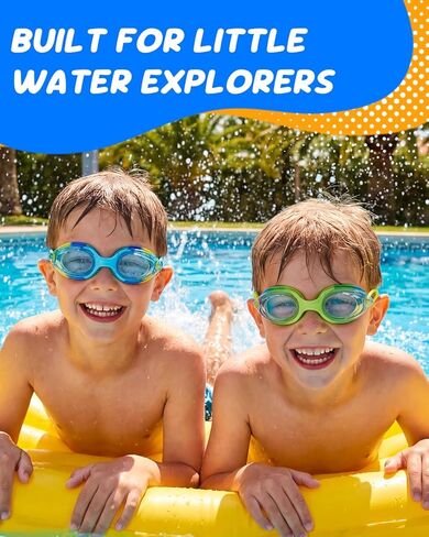 Aegend Swim Goggles for Toddler Kids 3-8 Comfort Fit Anti-Fog Pool Goggles for Swimming in Saudi Arabia