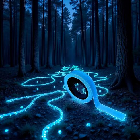 شريط يتوهج في الظلام، ملصق فلورسنت سبايك لجدران السلالم وخطوات السلامة ومخارج اللافتة، شريط تحذيري، أشرطة مضيئة ذاتية اللصق (9.8 قدم) in Kuwait