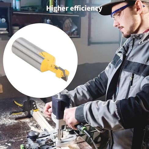 Keyhole Cutter Router Drill Bits T Slot Milling Cutter Durable High Toughness Alloy Steel Wood Perforation Tool for Handheld Desktop Routers Spherical Door Tip Installation in Saudi Arabia