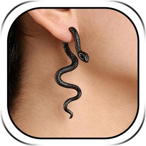 YANCHUN Bendable Snake Necklace Bracelet Medusa Costume Vintage Gothic Jewelry Flexible Chain Cuff Necklace Halloween Costumes Accessories in Saudi Arabia