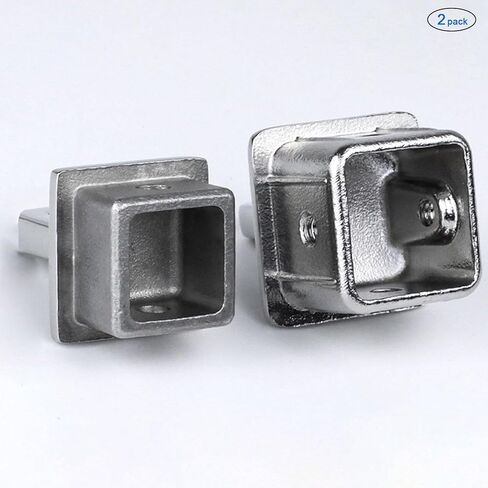 نهاية عين علوية من الفولاذ المقاوم للصدأ من الدرجة البحرية 316 (عبوة من قطعتين) - نهاية عين داخلية مربعة مقاومة للتآكل لمظلة قارب أنبوبية OD مقاس 1.25 بوصة، يخت، مركب شراعي - ملاءمة آمنة، سهلة التركيب in Kuwait