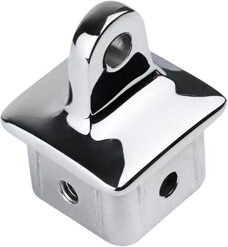 نهاية عين علوية من الفولاذ المقاوم للصدأ من الدرجة البحرية 316 (عبوة من قطعتين) - نهاية عين داخلية مربعة مقاومة للتآكل لمظلة قارب أنبوبية OD مقاس 1.25 بوصة، يخت، مركب شراعي - ملاءمة آمنة، سهلة التركيب in Kuwait