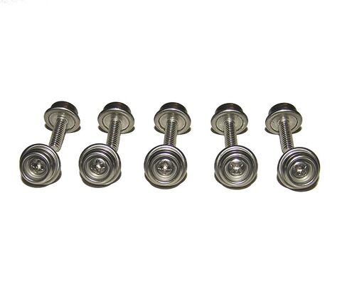 مسمار براغي آلي مثبت بالإطباق، برغي من الفولاذ المقاوم للصدأ مقاس 1/2 بوصة رقم 8، طقم مكون من 10 قطع in Kuwait