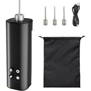 Ball Pump Electric Cordless Basketball Pump Kit - Portable Air Pump for Sports Balls, Football Volleyball Rugby Ball Inflator - Compact Car Tire Pump with Rechargeable Battery & Fast Inflation in Saudi Arabia
