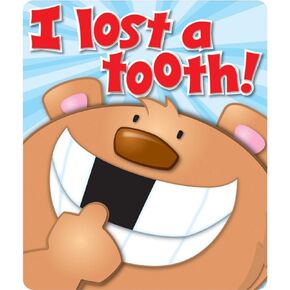 I Lost A Tooth Stickers Learning Materials Incentives & Motivators Cd-168054 Carson Dellosa in Kuwait