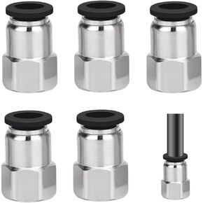 5 قطع 1/8 NPT إلى 1/4 دفع توصيل تركيبات أنبوب الهواء محول خرطوم توصيل سريع لحقيبة الصدمات لخط الهواء وتركيبات أنثى بوصة موصلات متينة لأنظمة الهواء المضغوط in Kuwait