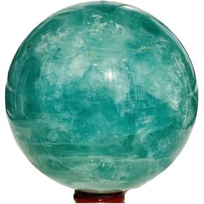 1 قطعة 200-250 جرام كرة فلوريت خضراء كرة كريستال كوارتز in Kuwait