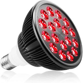 Aumtrly Blue Light Therapy Bulb, 18 LEDs Blue Light Therapy Lamp for Face and Body, High Irradiance, Large Coverage Area (Only Bulb) in Saudi Arabia