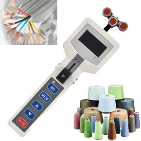 مقياس شد الخيوط المحمول باليد، مقياس شد الأسلاك والخيوط الرقمي، جهاز قياس شد الأسلاك المعدنية مع نطاق شد من 4 إلى 200.0 نيوتن، وظيفة تعديل السماكة، وظيفة اتصال USB in Kuwait