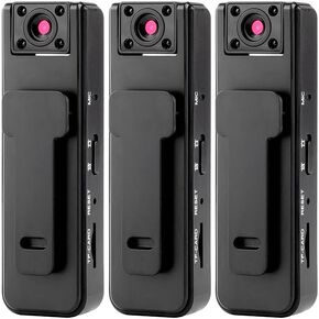 مسجل صوت فيديو رياضي RAINPOT Saker Ultra HD 2 في 1، كاميرا يمكن ارتداؤها بدقة 1080 بكسل، رؤية ليلية بالأشعة تحت الحمراء، زاوية واسعة، سجل 5 ساعات، مسجل رياضي بمشبك (عبوة واحدة) in Kuwait