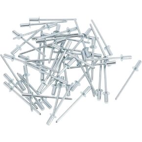 رأس غاطس مسامير إغلاق مغلقة 3.2 مم قطر القبضة 6 مم طول القبضة 6 مم قطر الشفة مجموعة أدوات إصلاح مجموعة متنوعة من الحديد الفضي 50 قطعة in Kuwait