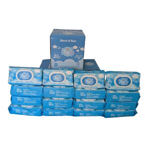 Baby Wipes Unscented PFAS Free Extra Thick 8x7 | 1 Wipe Per Diaper Change | 60 Wipes | Coconut Oil Hypoallergenic One-Handed Pop Top in Saudi Arabia