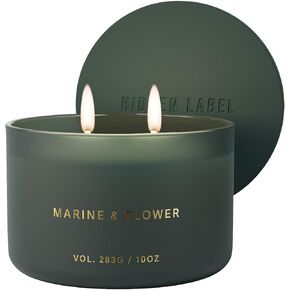 Vanilla Jasmine Scented Candle, 10oz Natural Soy Wax Non Toxic, 2 Wick Aromatherapy Candles for Home Scented, 45 Hours Long Lasting, Jar Candles for Stress Relief, Relaxation, Gifts for Women in Kuwait