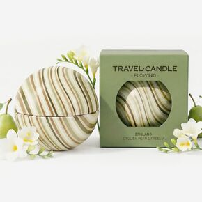 Spanish Wild Bluebell Scented Candle for Home, Soy Aromatherapy Decorative Candle Gift for Women, Portable Orb Candle, Travel Inspired Home Fragrance in Saudi Arabia