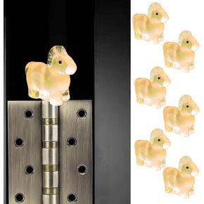 Cute Mini Creative Night Light Horse Hinge Heads Decorative Topper Set 6PCS, Home Decoration,Magnetic Hinge Head Toppers Door Hinge in Kuwait