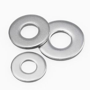 50 قطعة 5/16 ID X 7/8 OD غسالات مسطحة من الفولاذ المقاوم للصدأ USS، القطر الخارجي 7/8 بوصة، 304 من الفولاذ المقاوم للصدأ 18/8 غسالات معدنية، تناسب مسامير ومسامير مقاس 5/16 بوصة، لمسة نهائية لامعة in Kuwait