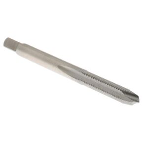 Hertel Spiral Point Tap, M4x0.7 Metric Coarse, 2 Flutes, HSS, Bright Finish, Plug Chamfer, Right Hand, 3/4" Thread Length, 2-1/8" OAL, 0.168" Shank Diameter in Kuwait