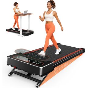 Walking Pad Treadmill with Auto Incline 12%-12Level, Quiet BLDC EvoDrive, Under Desk Treadmill for Home Office, Full Metrics Display, Extra-Large Belt, Quadra Cushion, 300lbs Capacity, App Control in Saudi Arabia