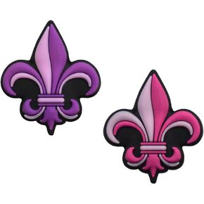 فلور دي ليز على الوجهين الأرجواني والوردي مضرب تنس الاهتزاز المرطب ملحقات التنس للفتيات 2 حزمة in Kuwait