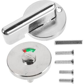 Bathroom Privacy Door Lock with Green Red Occupied Vacant Indicator, Thickened Round Handle Bolt Lock for Public Restroom and Shower Stalls, Commercial Privacy Hardware in Kuwait