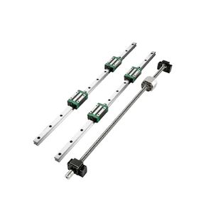 HGR20 2 قطعة سياج توجيهي خطي 600-2000 مللي متر 4 قطعة كتل الشرائح ballscrew الكرة الجوز BF12/BK12 الجوز in Kuwait