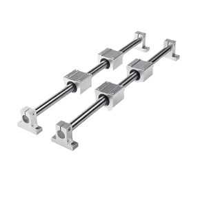 رمح خطي/10/12/16 مللي متر 300 400 500 4 قطعة SCS8/10/12/16UU كتل تحمل خطية 4 قطعة SK8/10/12(550 مللي متر ، 8 مللي متر) in Kuwait