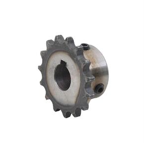 ترس ترس محرك فولاذي شديد التحمل 15T 16T 06B مسننات لسلسلة الأسطوانة ترس المحرك الصناعي ضرس تتحمل 12/14/15 مم (15 مم (Keyway 5 مم) -15 أسنان) in Kuwait