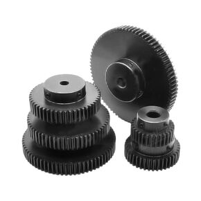 ترس ترس محرك فولاذي شديد التحمل 1.5 متر Mod Spur Gear 24/25/30/35/40/50/60T تروس ترس تروس ملحقات نقل المحرك 45# أسنان فولاذية (24 أسنان-8 مم) in Kuwait