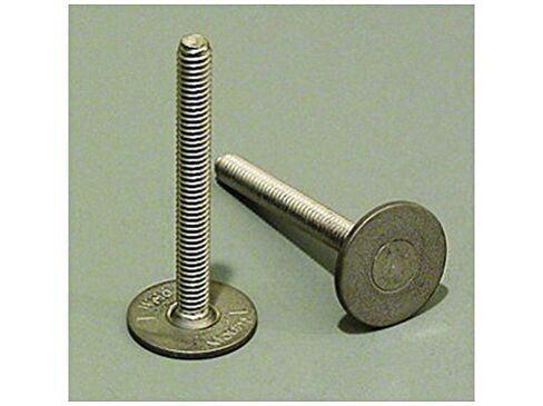 Weld Mount .75 بوصة مسمار طويل من الفولاذ المقاوم للصدأ مع قاعدة 0.62 بوصة وخيط رقم 8 × 32 - الكمية. 15 in Kuwait