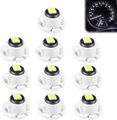 15 Pack T3 LED Dash Bulbs, 8mm Base 3030 SMD LED Instrument Cluster Light Replacement for Automotive HVAC AC Heater Panel Gauge Shift Indicator Map Dome (White Light) in Saudi Arabia