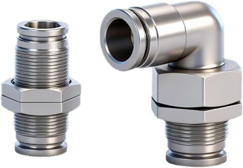 304 الفولاذ المقاوم للصدأ موصل سريع هوائي قسم PM6 PLM8 1 قطعة (不锈钢隔板PM10) in Kuwait