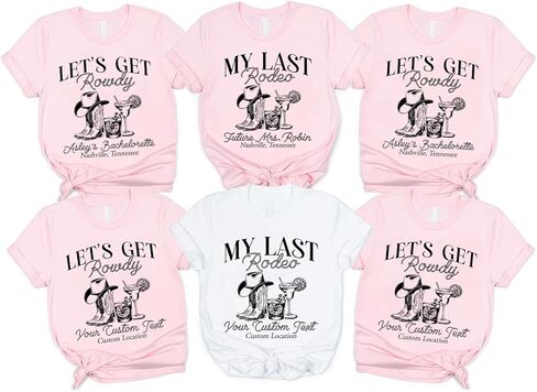 Lucky in Love, Feeling Lucky Bachelorette Party Matching T-Shirt Drinking Girls T-Shirts, Bride Squad Bridesmaids Shirt, Funny Matching Wedding Party Unisex Tee, Bridesmaid Gift Multicolor in Saudi Arabia