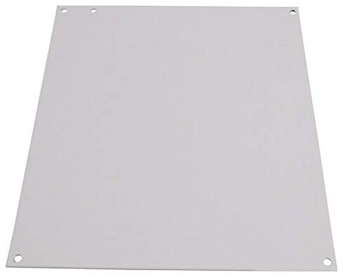 A14N12P - لوحة، مقاس 14، فولاذ، أبيض، حاويات صغيرة فولاذية من النوع 1 NEMA، 311 مم، 260 مم (عبوة من قطعتين) (A14N12P) in Kuwait