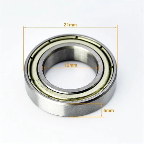 6801 2RS ZZ 12 * 21 * 5mm 6801RS 6801Z 2Z Deep Groove Bikes Ball Bearings 10Pcs(6801 ZZ Premium) in Saudi Arabia