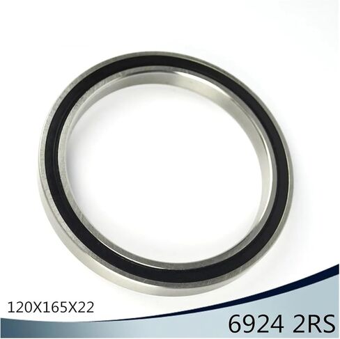 6924 2RS ABEC-1 120x165x22MM Metric Thin Section Bearings 61924RS 6924RS in Kuwait