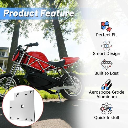 Motor Adapter Plate Set, Compatible with Razor RSF350 Models, Fit for MY1020 Motor Upgrade in Kuwait