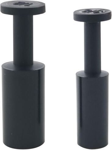 CHENJIN 36PCS Black Plastic Cap Air Hose Plugs 1/8 5/32 1/4 5/16 3/8 1/2 six each Straight Push Air Line Connectors Leak Proof Fitting Plugs For Hose in Kuwait