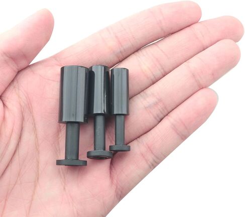 CHENJIN 36PCS Black Plastic Cap Air Hose Plugs 1/8 5/32 1/4 5/16 3/8 1/2 six each Straight Push Air Line Connectors Leak Proof Fitting Plugs For Hose in Kuwait
