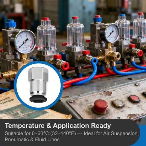 5 قطع 1/8 NPT إلى 1/4 دفع توصيل تركيبات أنبوب الهواء محول خرطوم توصيل سريع لحقيبة الصدمات لخط الهواء وتركيبات أنثى بوصة موصلات متينة لأنظمة الهواء المضغوط in Kuwait