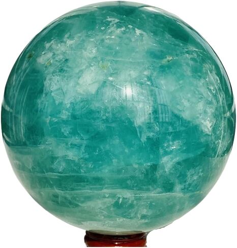 1 قطعة 200-250 جرام كرة فلوريت خضراء كرة كريستال كوارتز in Kuwait