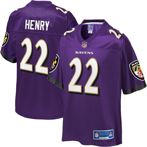 قميص فريق NFL PRO LINE للرجال Derrick Henry Purple Baltimore Ravens in Saudi Arabia