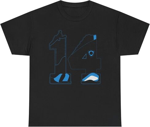 No. 14 Short to Match Jordan 14 UNC, Jordan 14 University Blue Shirt in Saudi Arabia