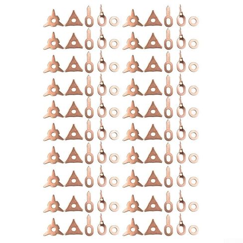 50Pcs/Pack Copper Plated Steel Star Pulling Pads Mixed Washer Pad for Spotter Welder Accessories Consumables Auto Parts in Saudi Arabia