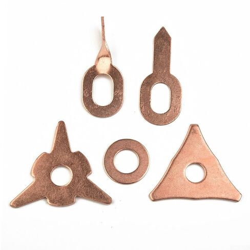 50Pcs/Pack Copper Plated Steel Star Pulling Pads Mixed Washer Pad for Spotter Welder Accessories Consumables Auto Parts in Saudi Arabia