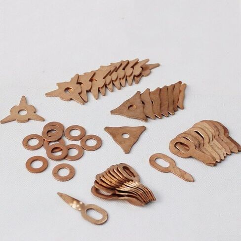 50Pcs/Pack Copper Plated Steel Star Pulling Pads Mixed Washer Pad for Spotter Welder Accessories Consumables Auto Parts in Saudi Arabia