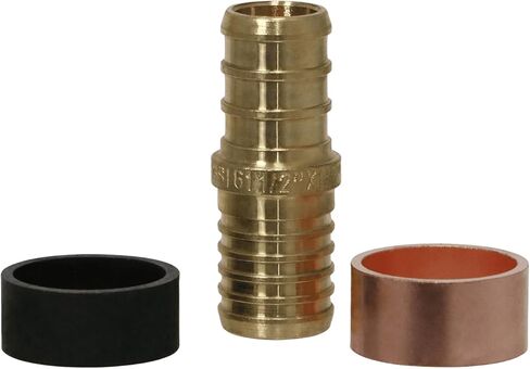 XFITTING 1/2 Inch Pex x 1/2 Inch PB (polybutylene) Slicing coupling with ring, Repair Kit, 30-2-3=10XX, 10 Pieces in Saudi Arabia