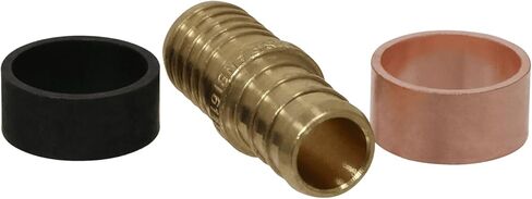 XFITTING 1/2 Inch Pex x 1/2 Inch PB (polybutylene) Slicing coupling with ring, Repair Kit, 30-2-3=10XX, 10 Pieces in Saudi Arabia